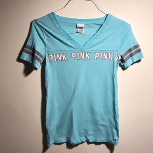 PINK blue T-shirt